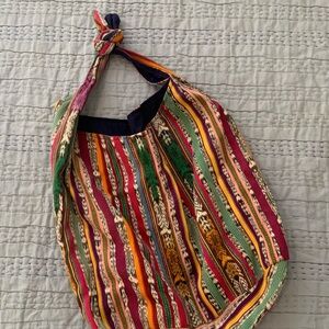 Guatemalan Tie Top Tote